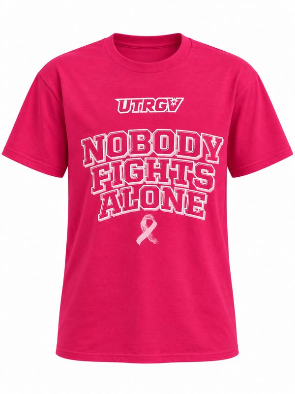 Nobody Fights Alone Breast Cancer Awareness T-Shirt