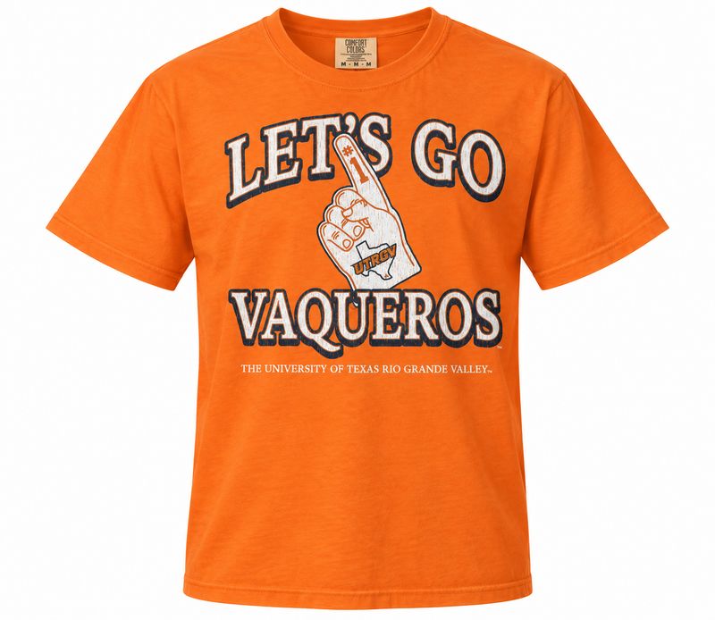 Let's Go Vaqueros T-Shirt - Orange