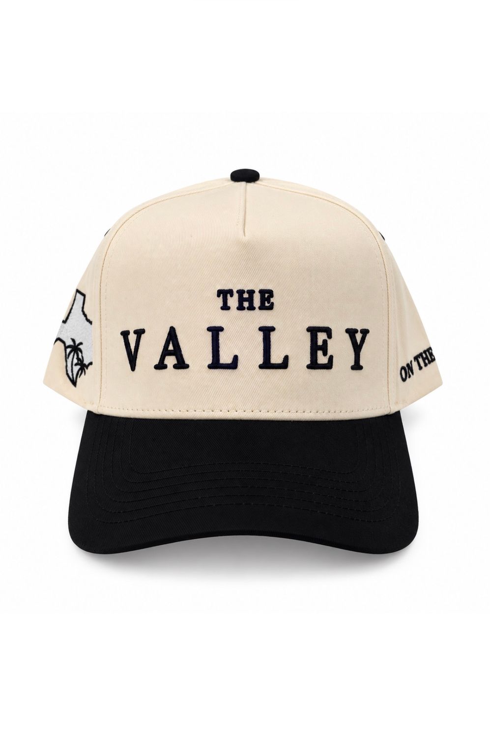 The Valley - Black Suede Brim Cap”