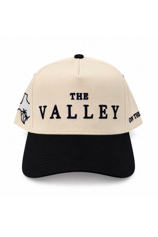 The Valley - Black Suede Brim Cap”