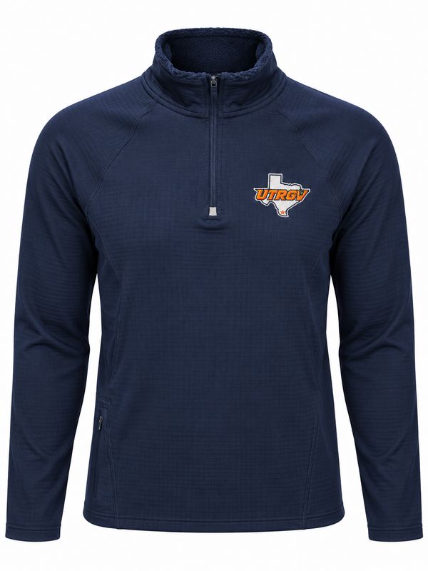 UTRGV/TX Lightweight 1/4 Zip Pullover - Navy