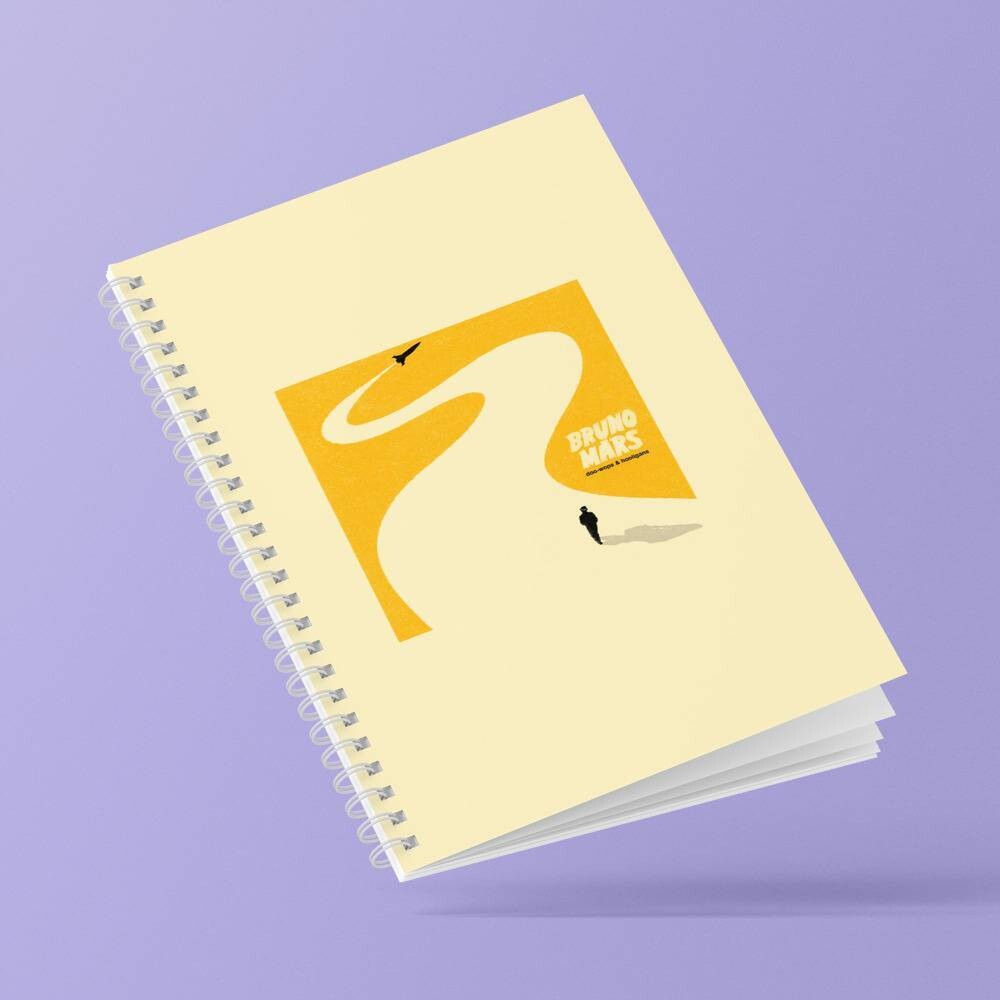 Bruno Mars Bound Notebooks