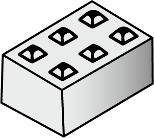 DingerBlock 90 x 60 x 60 cm