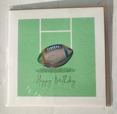 Card - Happy Birthday - Rugby