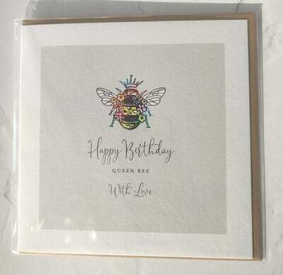 Card - Happy Birthday - Queen Bee