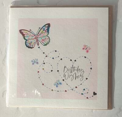Card - Happy Birthday - Butterfly