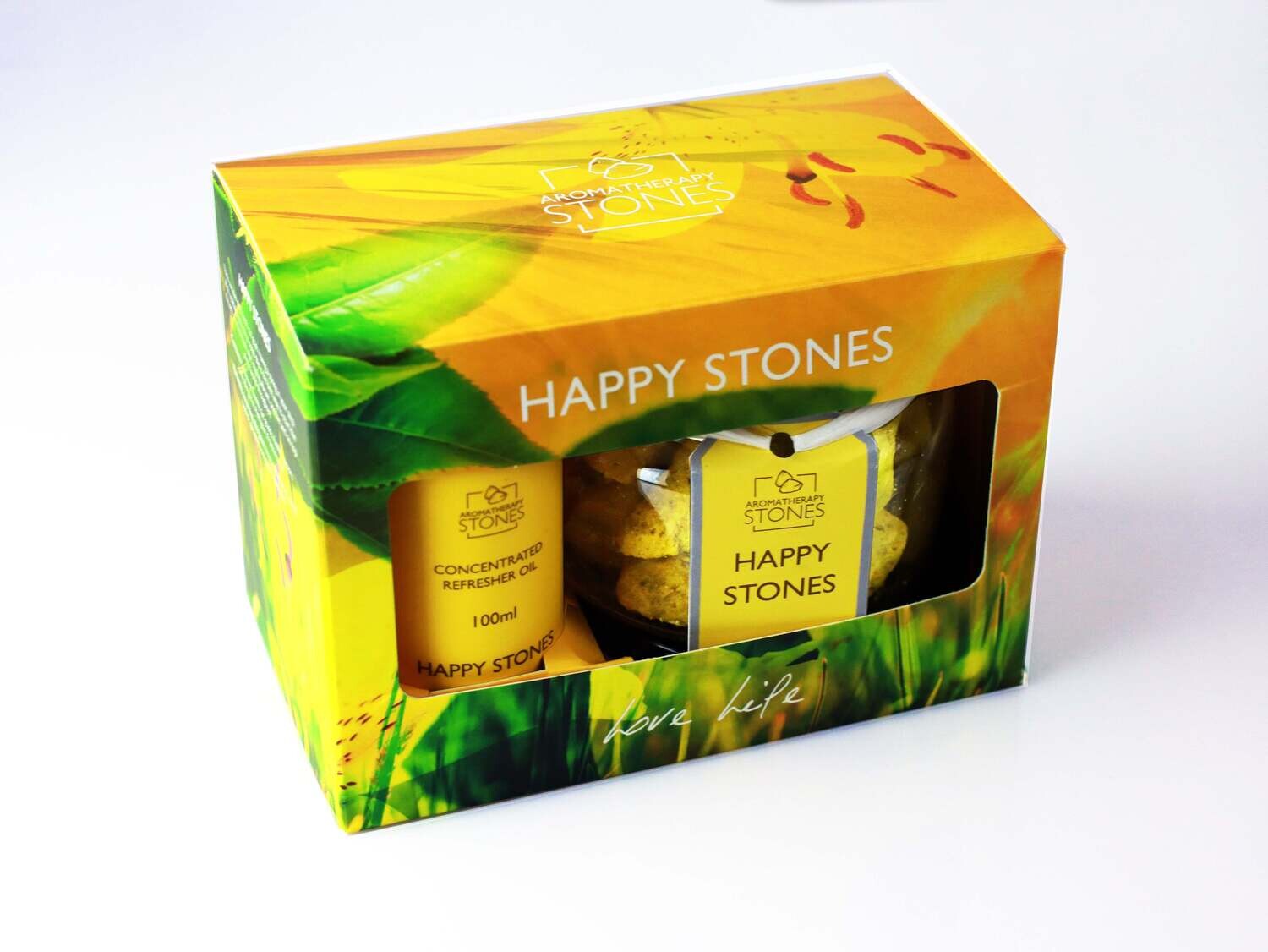 Aromatherapy Stones - Happy Stones & Oil Aromatherapy Stones - Happy Stones & Oil