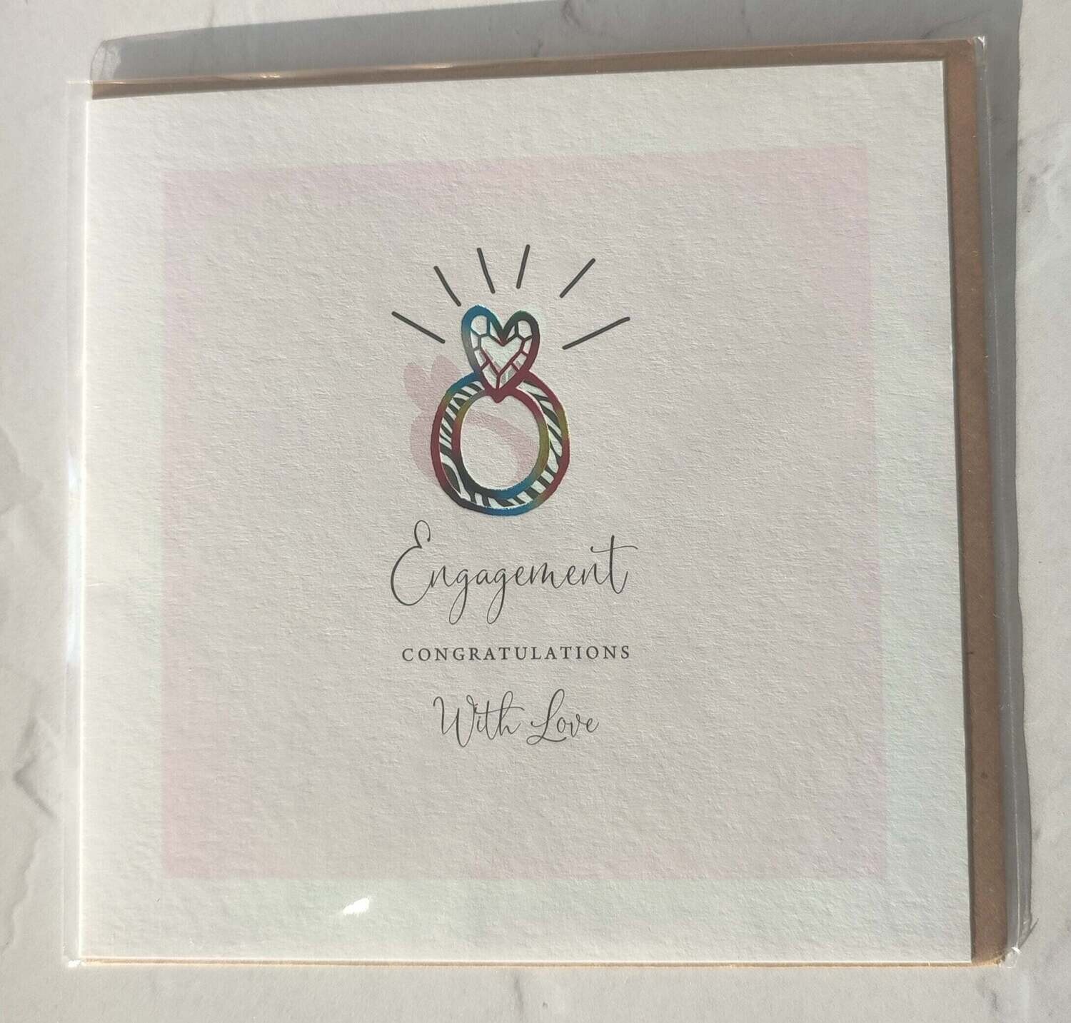 Engagement Ring - Greeting Card