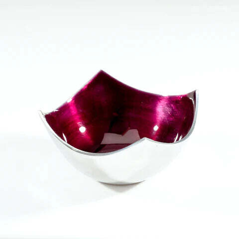 Lilac Square Bowl