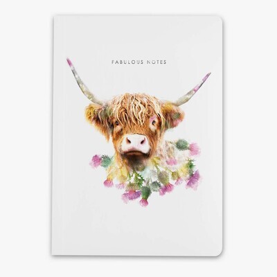 Notebooks - Highland Cow (centre)