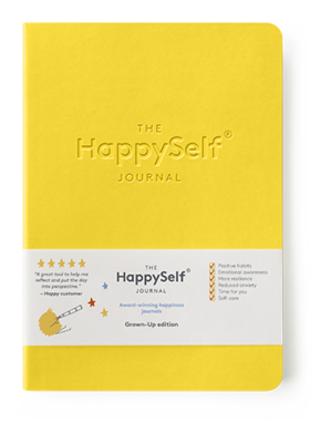 The HappySelf Journal - Grown Ups - yellow