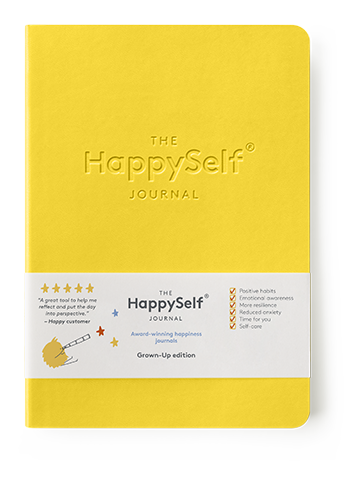 The HappySelf Journal - Grown Ups - yellow