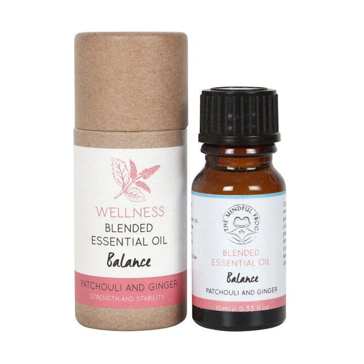 Wellness Blended Essential Oils 'Balance' Patchouli & Ginger 10ml Wellness Blended Essential Oils 'Balance' Patchouli & Ginger 10ml