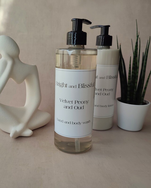 Velvet Peony and Oud  H+B wash - 500ml