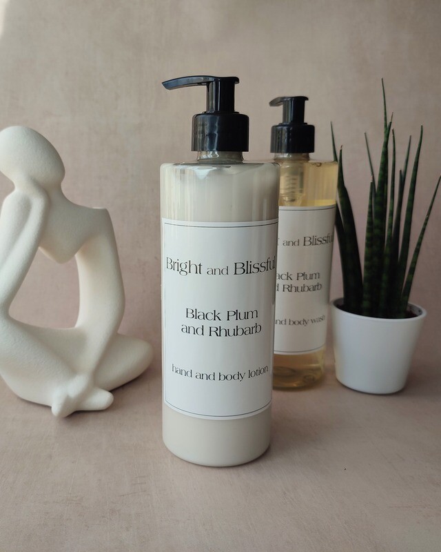 Black Plum and Rhubarb  H+B lotion - 500ml