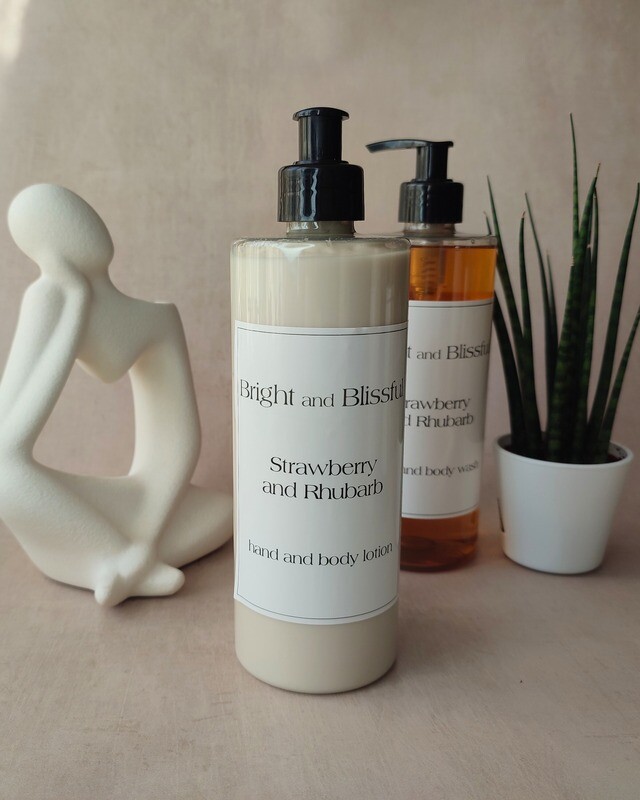 Strawberry and Rhubarb  H+B lotion - 500ml