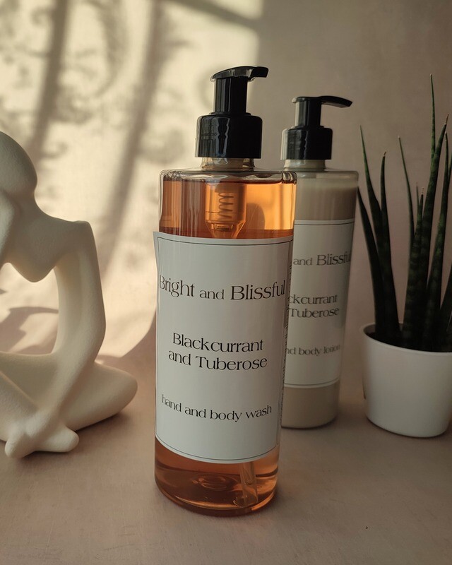 Blackcurrant and Tuberose  H+B wash - 500ml