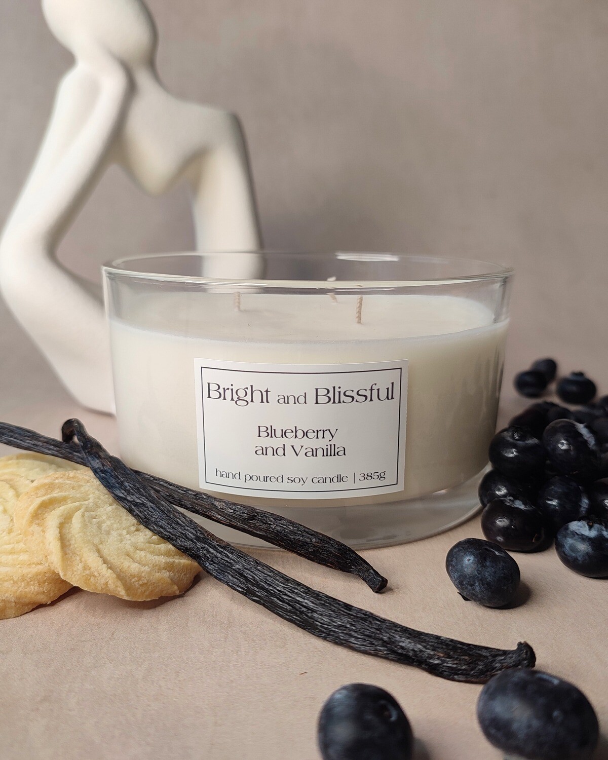 Blueberry and Vanilla candle - 50cl