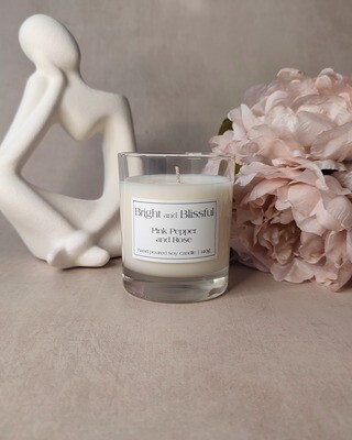 Pink Pepper and Rose candle - 20cl