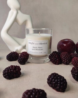 Black Plum and Rhubarb candle - 20cl