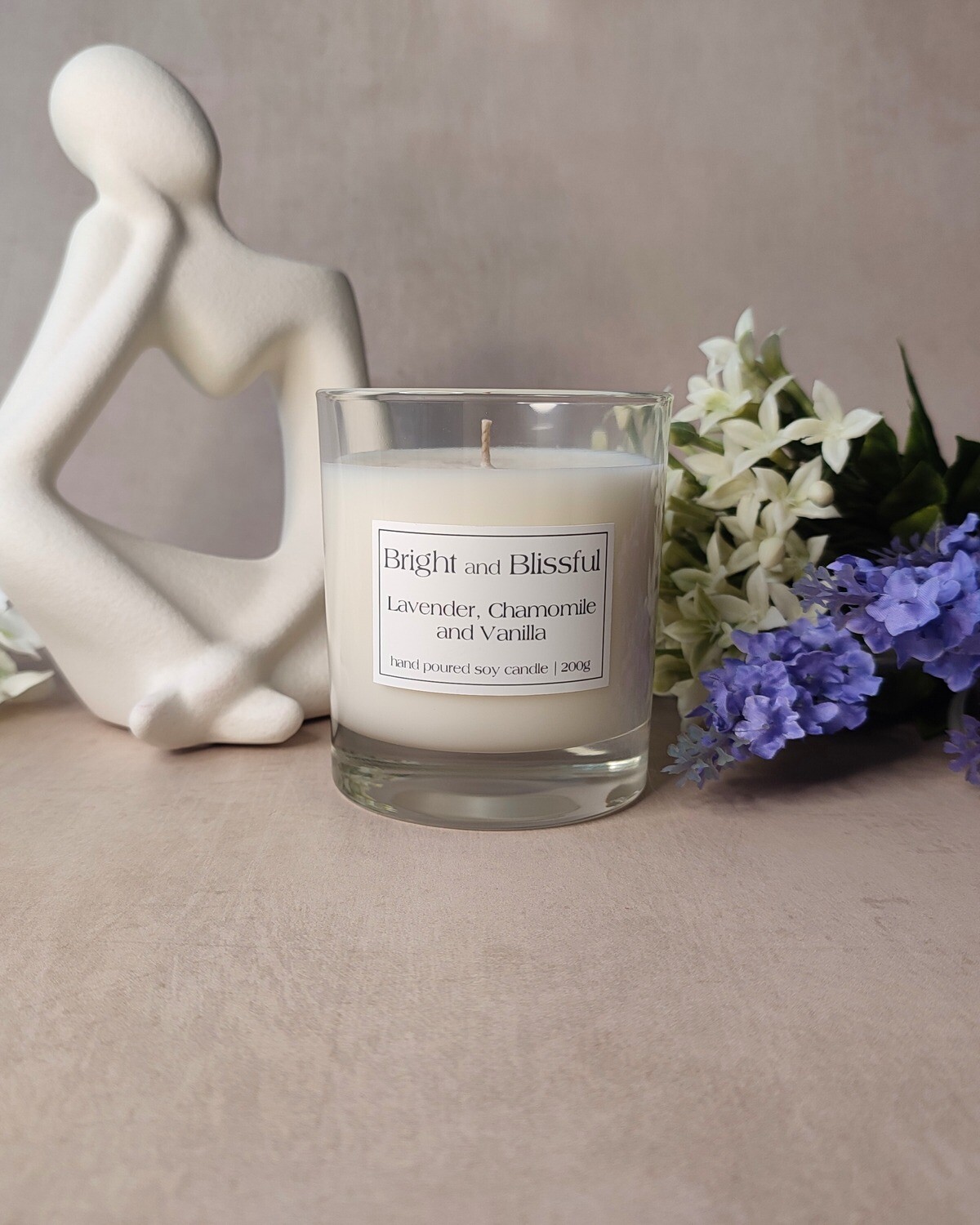 Lavender, Chamomile and Vanilla candle - 30cl