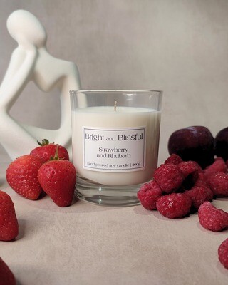 Strawberry and Rhubarb candle - 30cl