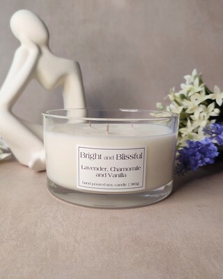 Lavender, Chamomile and Vanilla candle - 50cl