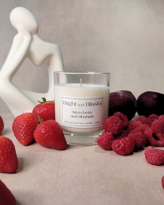 Strawberry and Rhubarb candle - 20cl