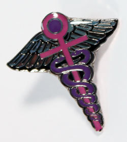 Caduceus Pin--Women in Medicine