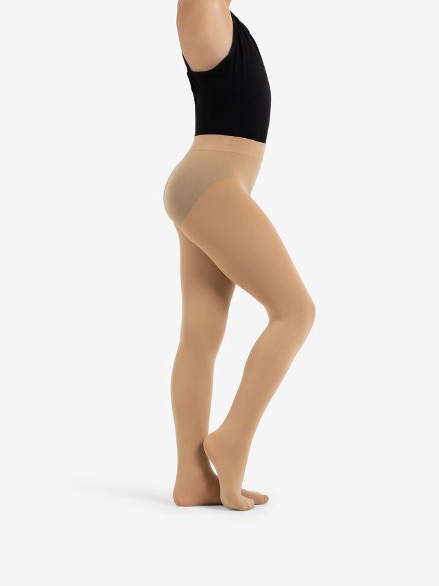 1825X Studio Basic Footed Tights - Toddler, Color: CAR, Size: 2-6