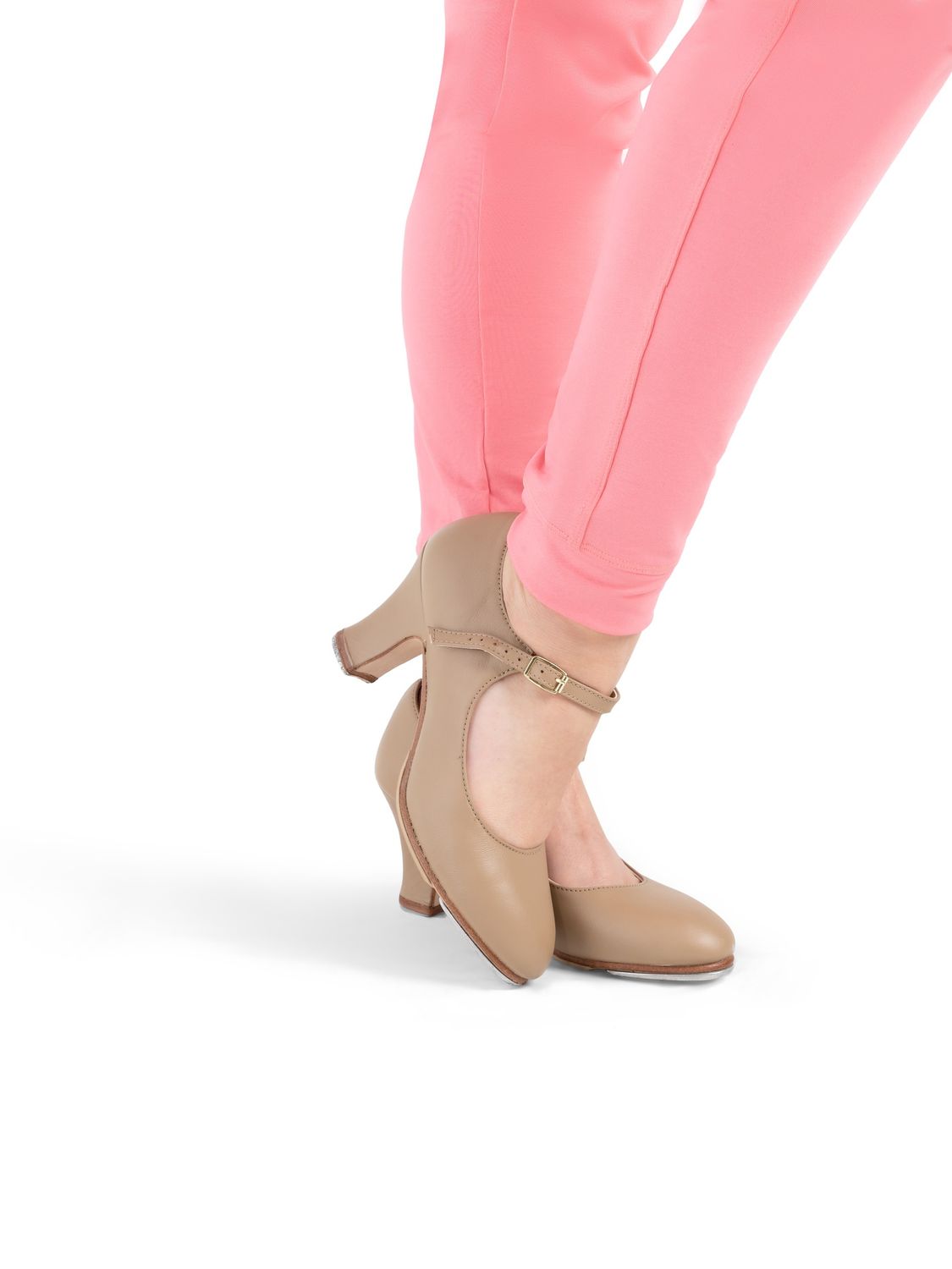 657 Manhattan Extreme Character Tap Shoe 2.5&quot;, Color: CAR, Size: 7 M