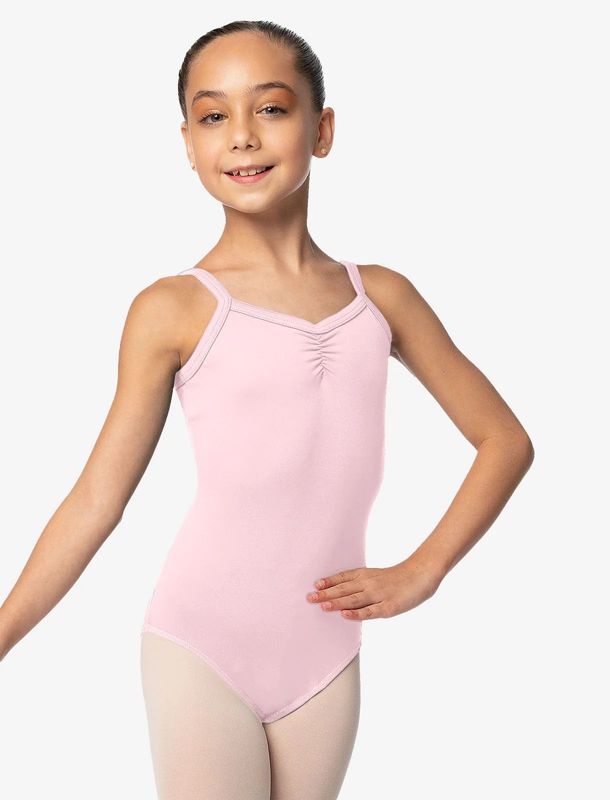 SL114 Flametta Pinch Front/Back Camisole Leotard
