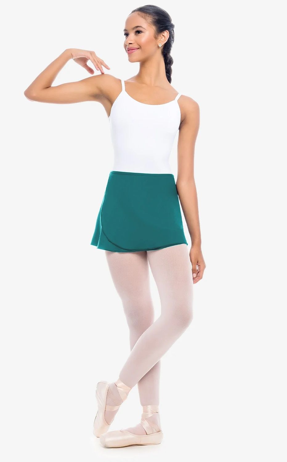 SL67 Lyon Wrap Skirt, Color: Tropic Grn, Size: L