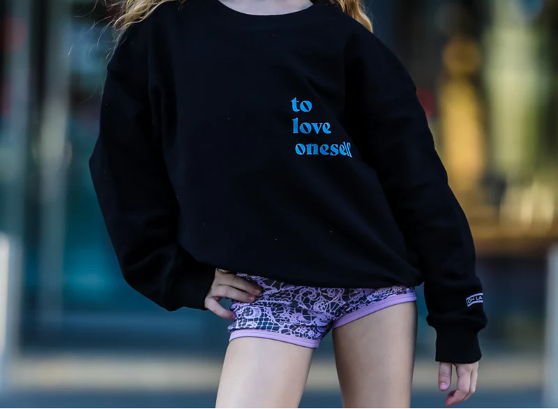 OLL252 Dark Romance Sweatshirt, Color: Black, Size: AXS/AS