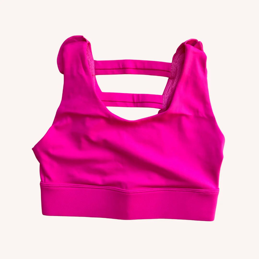 17533 Nalynn Ruffle Top, Color: Pink, Size: YM
