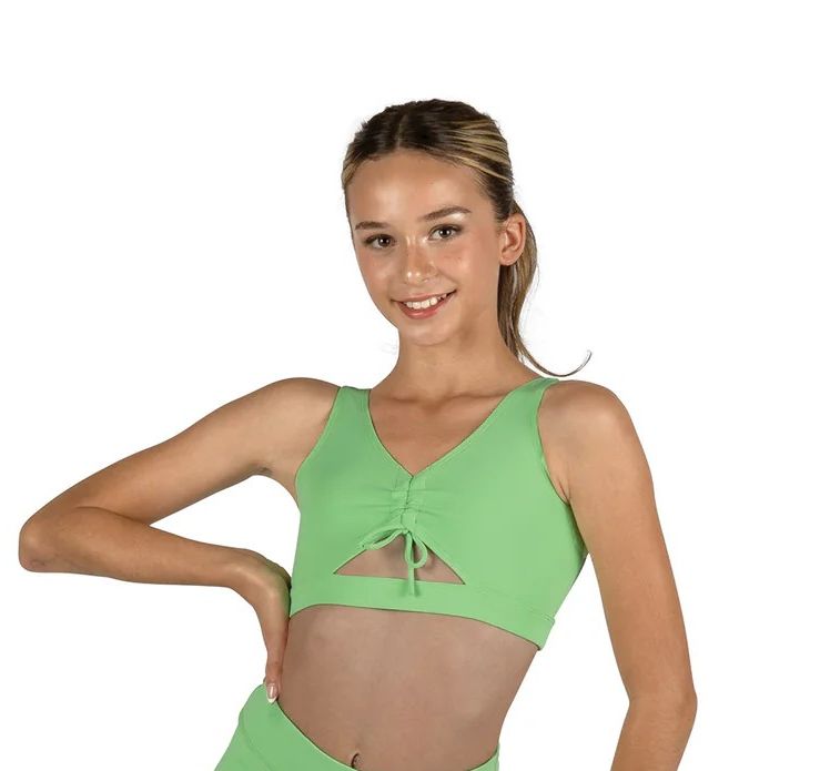 24308C Evlynn Bra Top, Color: Luminous Green, Size: 6x-7