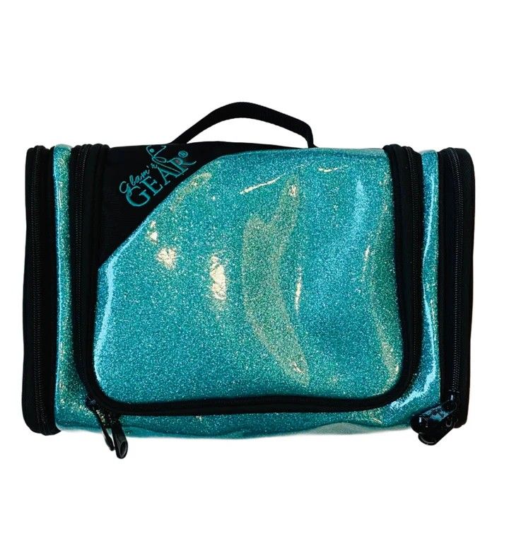 Hanging Travel Cosmetics Bag, Color: Teal
