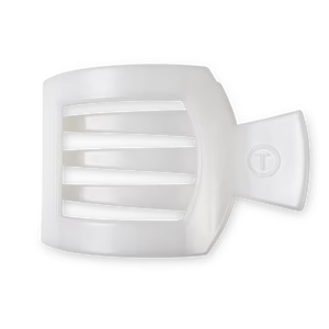 Teleties Flat Sqaure Clip Large, Color: Coconut White