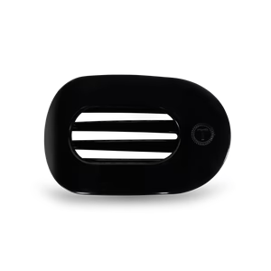 Teleties Flat Round Clip Medium, Color: Jet Black