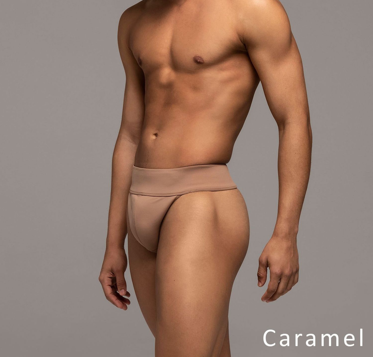Dance Jox Dance Belt - Thong, Color: Caramel, Size: L
