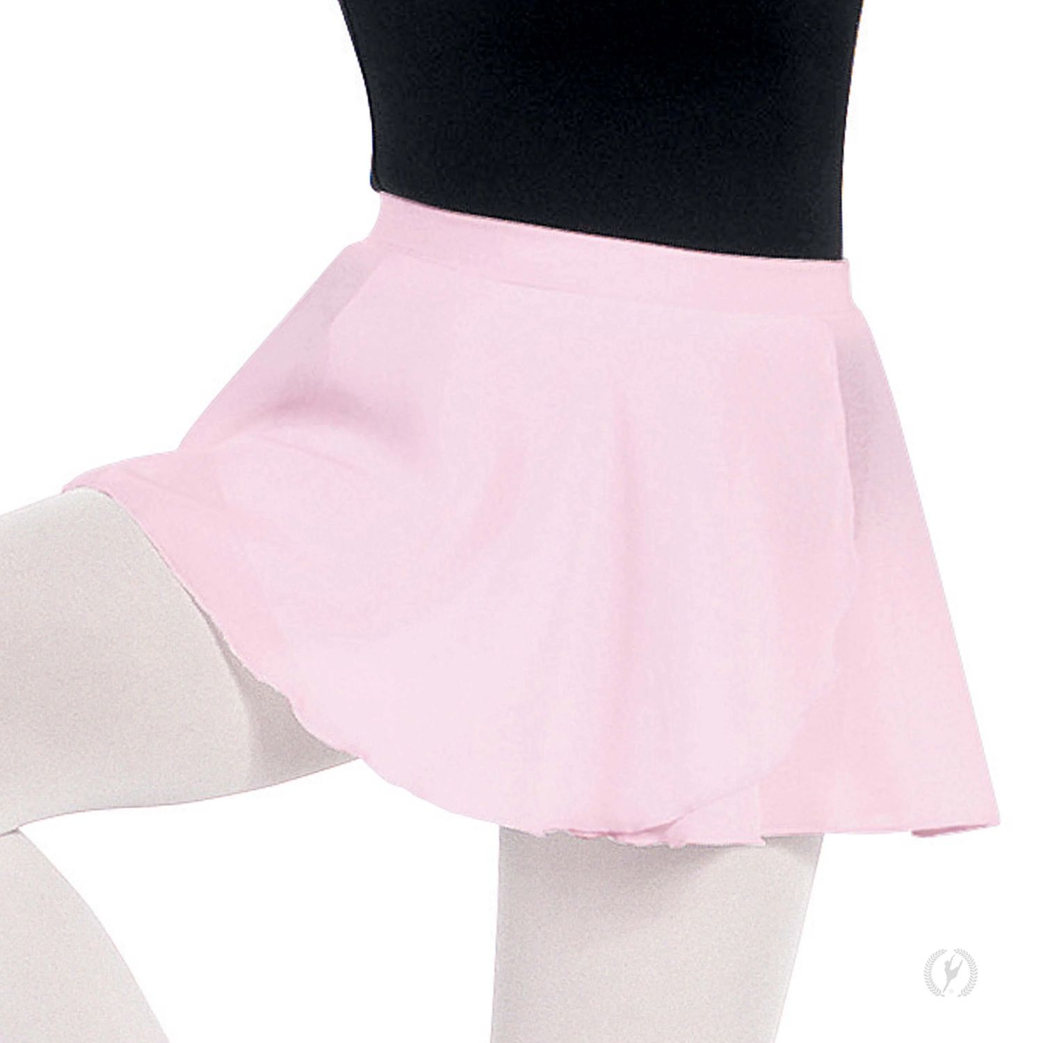 10127 Mock Wrap Skirt, Color: PNK, Size: XL