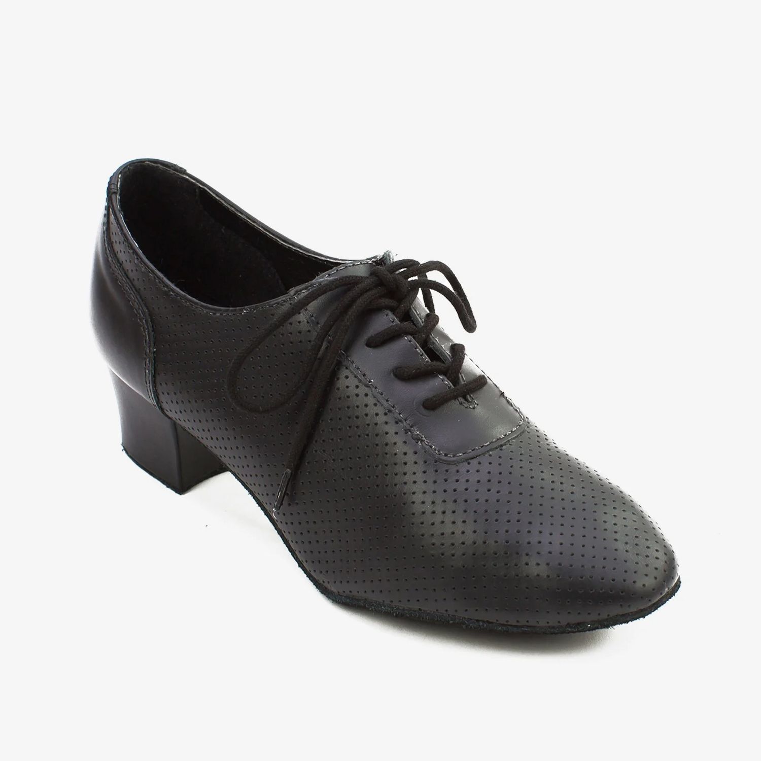 BL54 Rory Cuban Heel Ballroom Shoe 1.5&quot;, Color: BLK, Size: 9.5 M