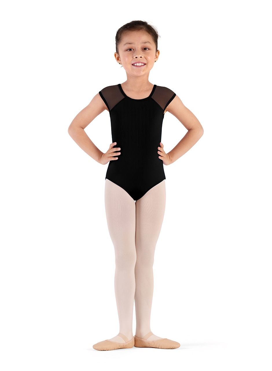CL9282 Weave Back Cap Sleeve Leotard