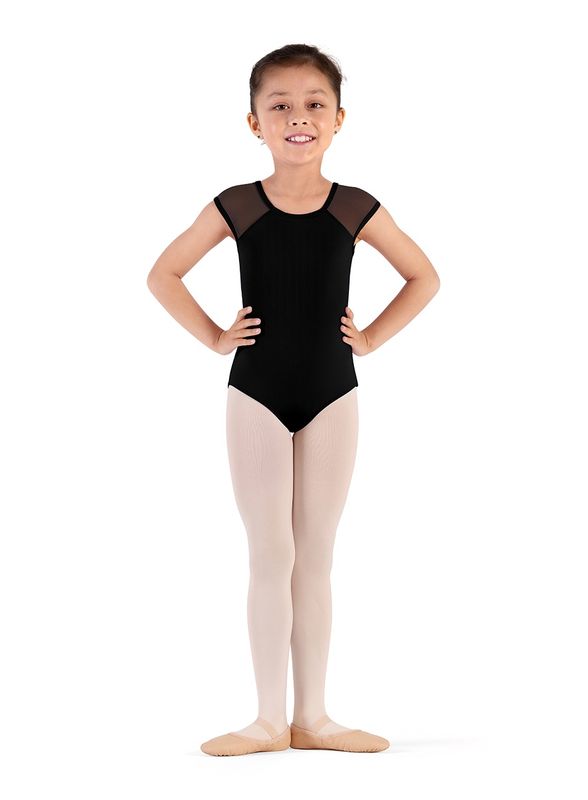 CL9282 Weave Back Cap Sleeve Leotard