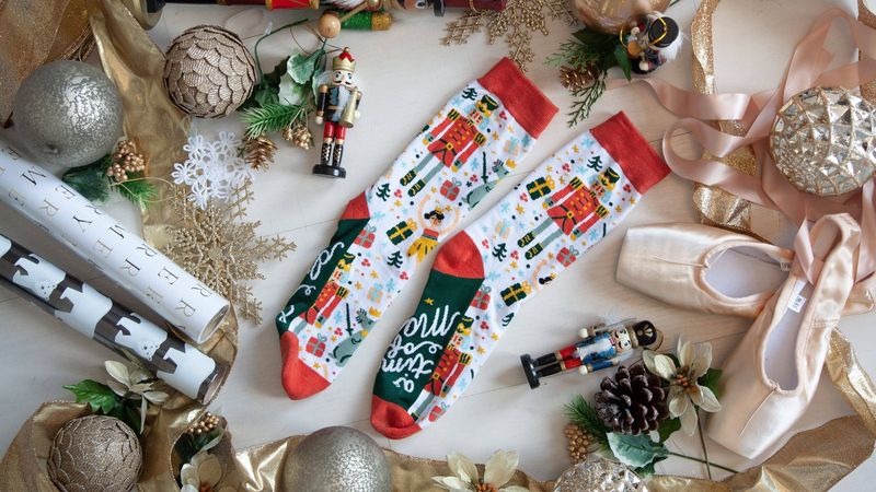 Nutcracker Crew Socks
