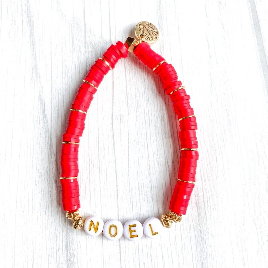 Christmas Heishi Bracelets, Attribute: Noel