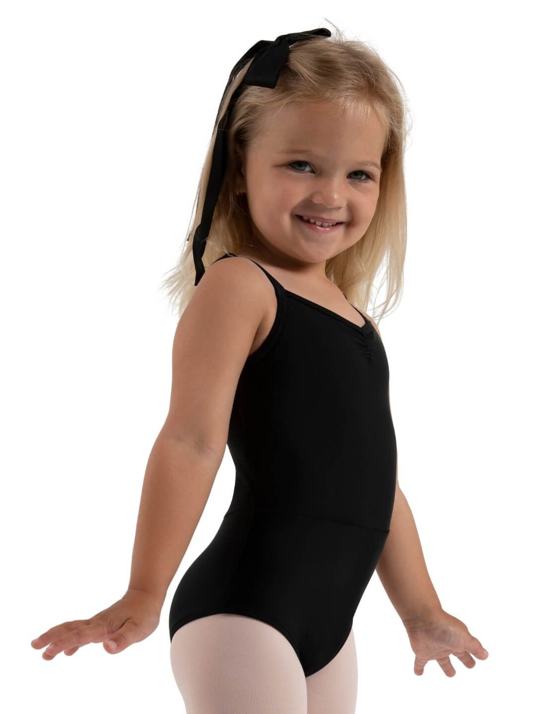 12282C Kira Camisole Leotard, Color: Black, Size: Small