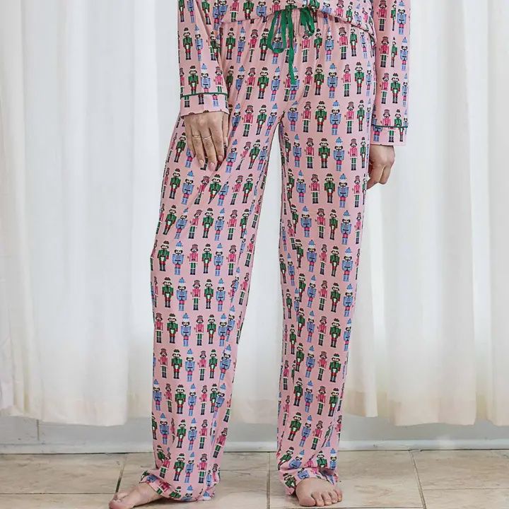 Nutcracker March Sleep Pants - Light Pink