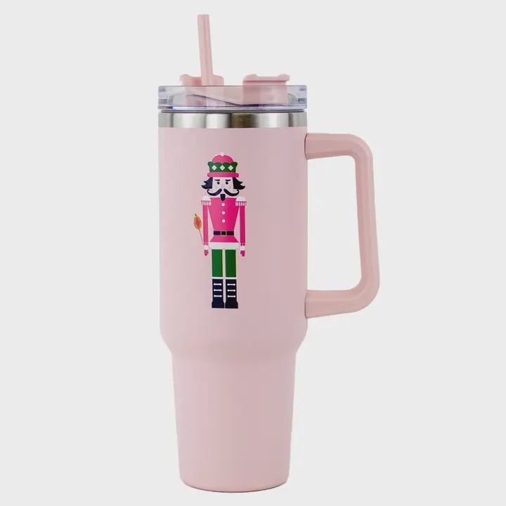 Nutcracker 40 oz Tumbler - Pink
