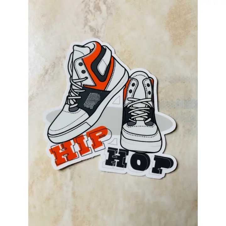 0148 Hip Hop Sneakers Vinyl Sticker